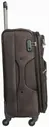 2E Чемодан тканевый на колесах Supra Luggage из нейлона, с антивандальным кодовым замком TSA, 4 колеса с поворотом на 360 градусов, 60 литров чемоданы